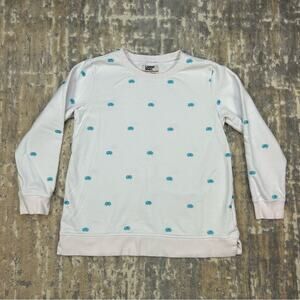 Land's End Embroidered Crab Serious Sweats Sweatshirt Small